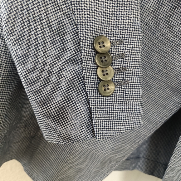 Canali Current 1934 Kei linen/wool/silk Unstructured Blazer 2btn Size 44R - Picture 8 of 10